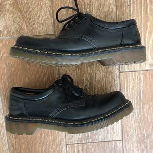Dr. Martins Black Lace Up Shoes